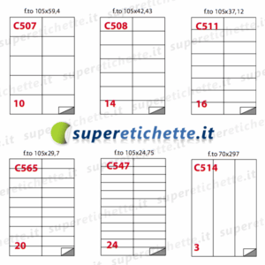MARKIN Etichette Adesive A4 - immagine 5